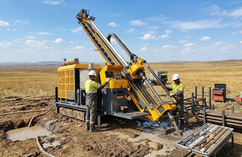 Буровая установка S15-UZ в работе
