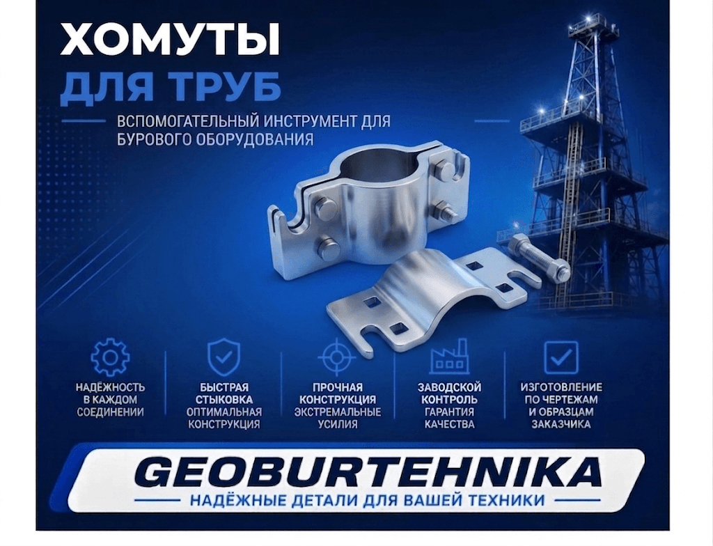 Хомуты для труб Ø168