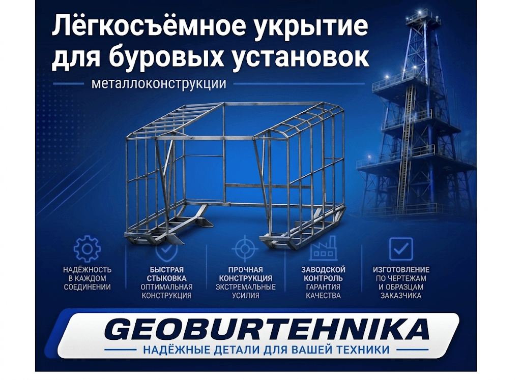 Лёгкосъёмное укрытие для современных буровых установок ЛСУ SD-9